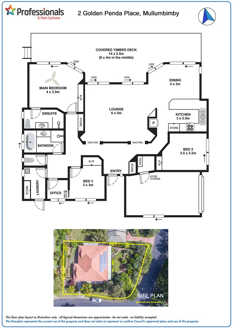 Floorplan of Homely house listing, 2 Golden Penda Place, Mullumbimby NSW 2482