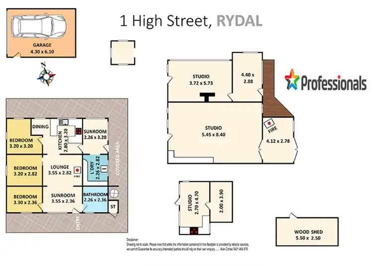 Floorplan of Homely house listing, 1 High Street, Rydal NSW 2790
