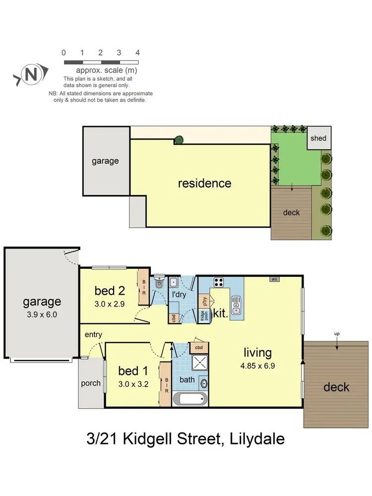 Floorplan of Homely house listing, 3/21 Kidgell Street, Lilydale VIC 3140