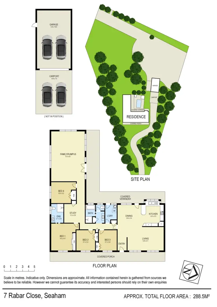 Floorplan of Homely house listing, 7 Rabar Close, Seaham NSW 2324