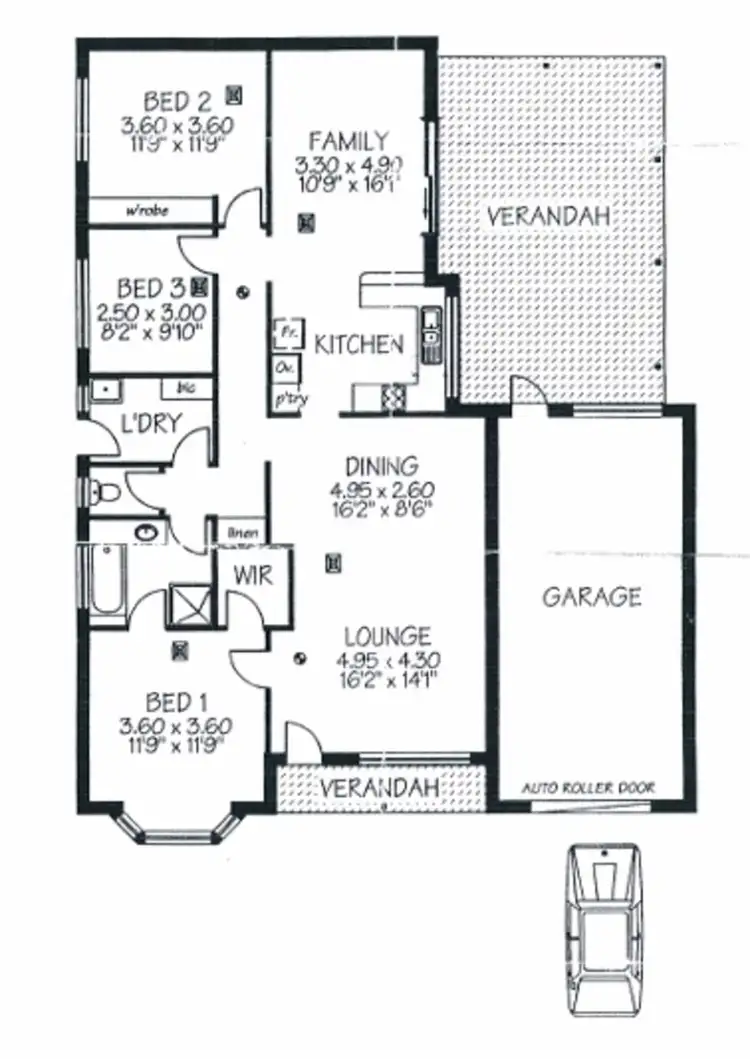 Floorplan of Homely house listing, 6 Standen Court, Oakden SA 5086