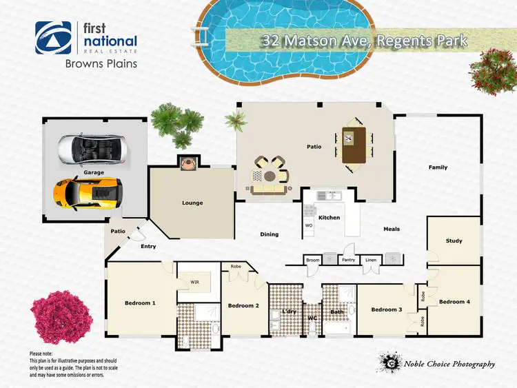 Floorplan of Homely house listing, 32 Matson Ave, Regents Park QLD 4118
