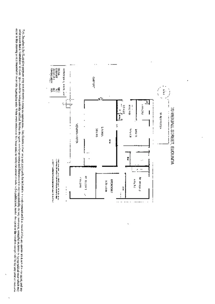 Floorplan of Homely house listing, 70 Weigall Street, Eudunda SA 5374