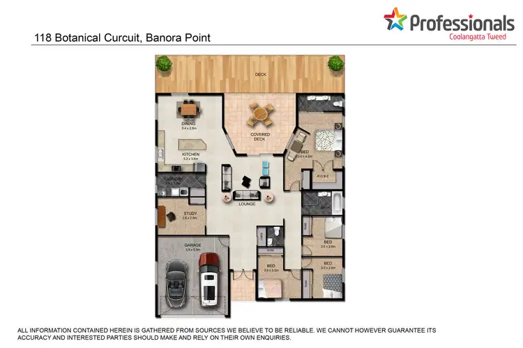 Floorplan of Homely house listing, 118 Botanical Circuit, Banora Point NSW 2486