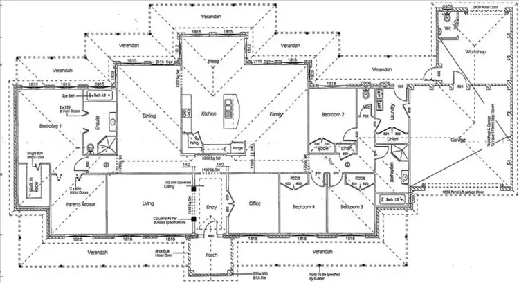 Floorplan of Homely rural property listing, 14 Borrow Pit Road, Meadow Flat NSW 2795