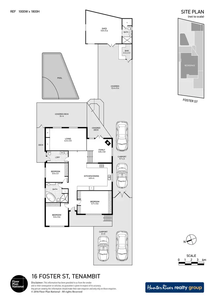 Floorplan of Homely house listing, 16 Foster Street, Tenambit NSW 2323