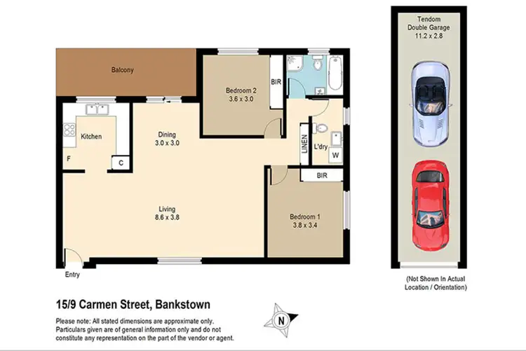 Floorplan of Homely apartment listing, 15/9-11 Carmen Street, Bankstown NSW 2200
