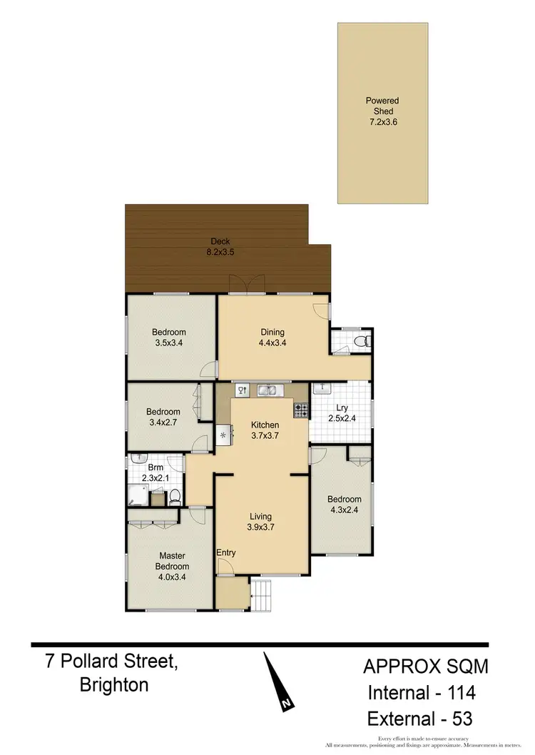 Floorplan of Homely house listing, 7 Pollard Street, Brighton QLD 4017