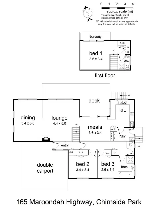 Floorplan of Homely house listing, 165 Maroondah Highway, Chirnside Park VIC 3116