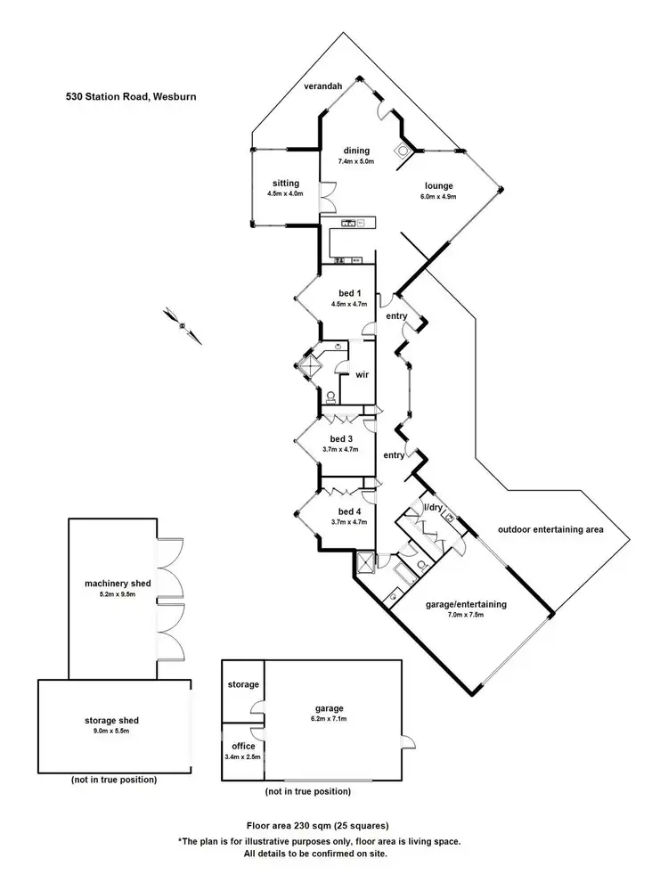 Floorplan of Homely house listing, 530 Station Road, Wesburn VIC 3799