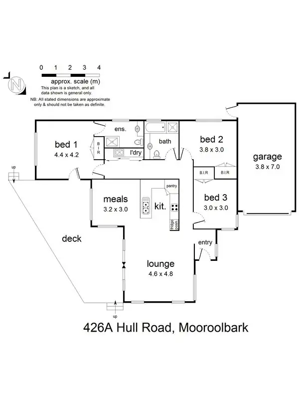 Floorplan of Homely unit listing, 426a Hull Road, Mooroolbark VIC 3138