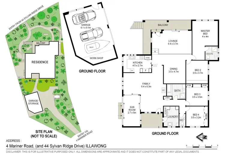 Floorplan of Homely house listing, 44 Sylvan Ridge Drive, Illawong NSW 2234