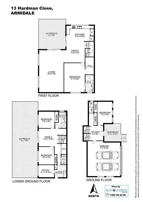 Floorplan of Homely house listing, 13 Hardman Close, Armidale NSW 2350