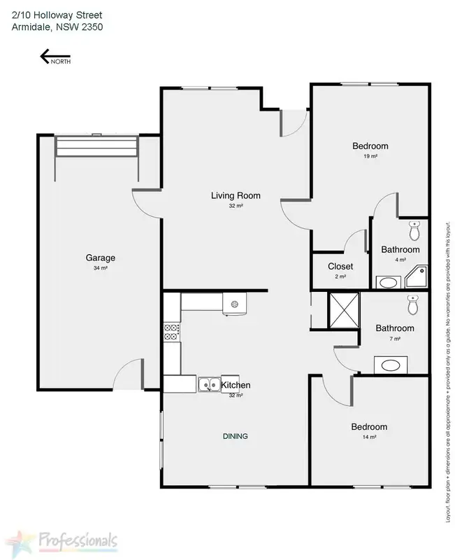Floorplan of Homely unit listing, 1,2,3/10 Holloway/ 51 Dumaresq Street, Armidale NSW 2350