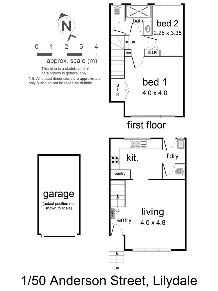 Floorplan of Homely unit listing, 1/50 Anderson Street, Lilydale VIC 3140