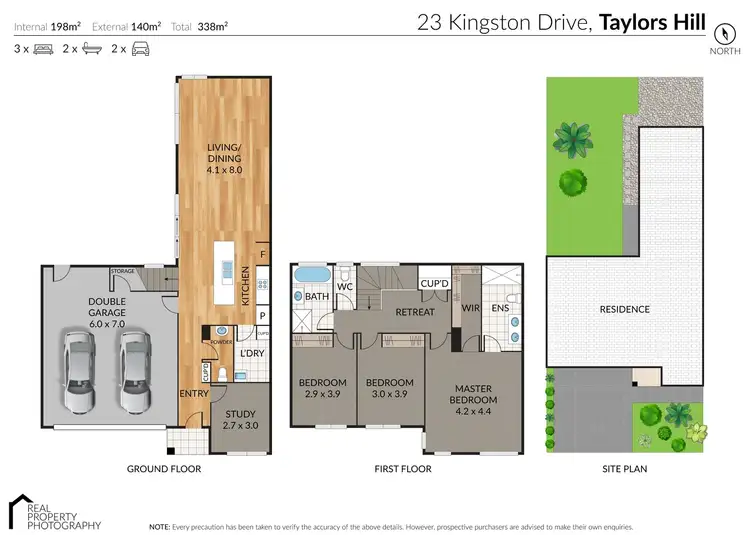 Floorplan of Homely house listing, 23 Kingston Drive, Taylors Hill VIC 3037