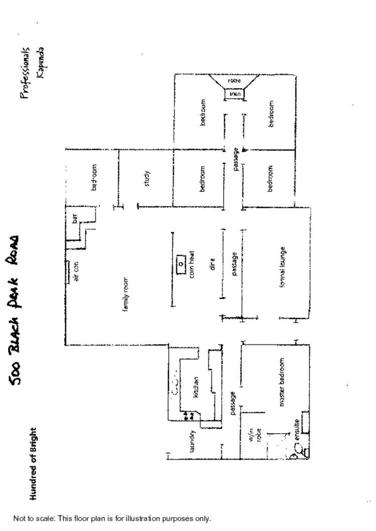 Floorplan of Homely rural property listing, 500 Black Peak Road, Robertstown SA 5381