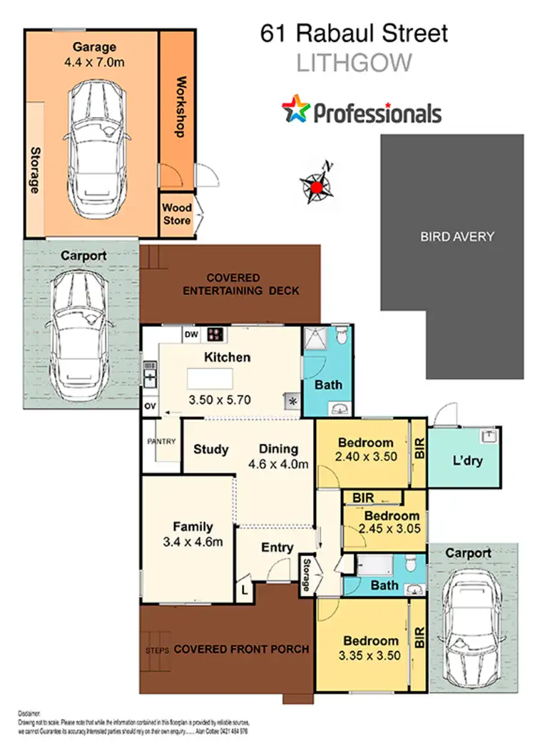 Floorplan of Homely house listing, 61 Rabaul Street, Lithgow NSW 2790