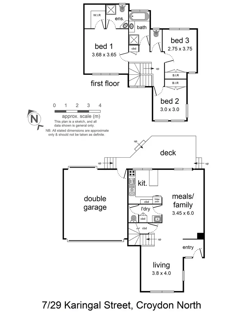 Floorplan of Homely house listing, 7/29 Karingal Street, Croydon North VIC 3136