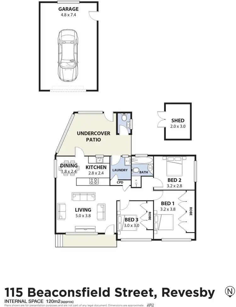 Floorplan of Homely house listing, 115 Beaconsfield Street, Revesby NSW 2212