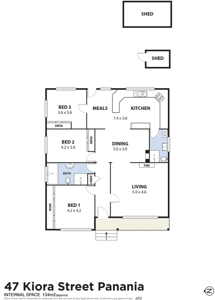 Floorplan of Homely house listing, 47 Kiora Street, Panania NSW 2213