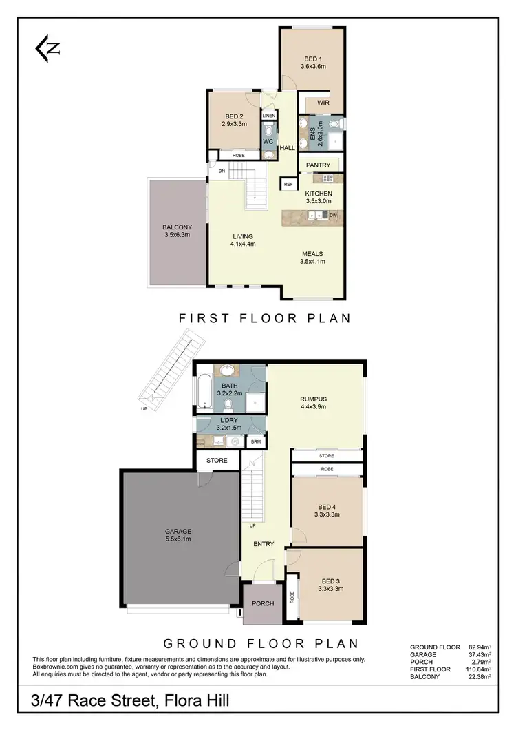 Floorplan of Homely house listing, 3/47 Race Street, Flora Hill VIC 3550