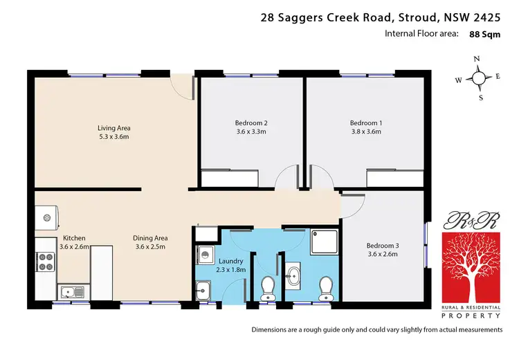 Floorplan of Homely rural property listing, 28 Saggers Creek Road, Stroud NSW 2425