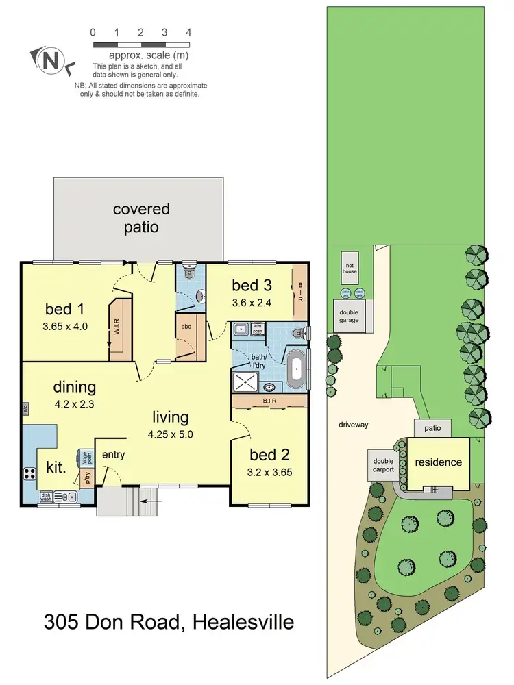 Floorplan of Homely house listing, 305 Don Road, Healesville VIC 3777