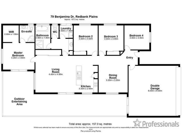 Floorplan of Homely house listing, 79 Benjamina Drive, Redbank Plains QLD 4301