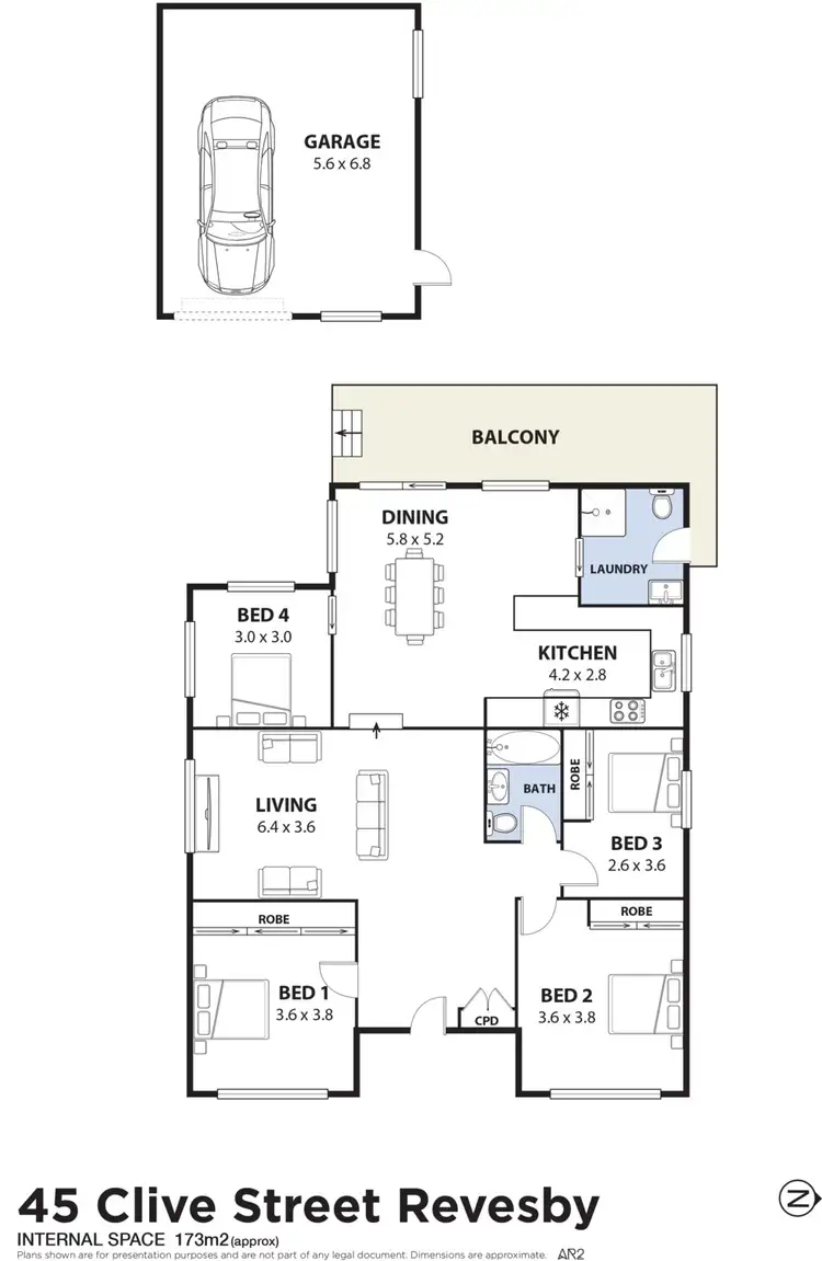 Floorplan of Homely house listing, 45 Clive Street, Revesby NSW 2212
