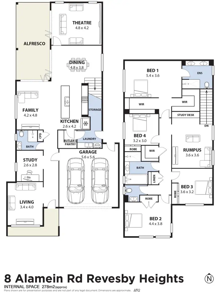 Floorplan of Homely house listing, 8 Alamein Road, Revesby Heights NSW 2212