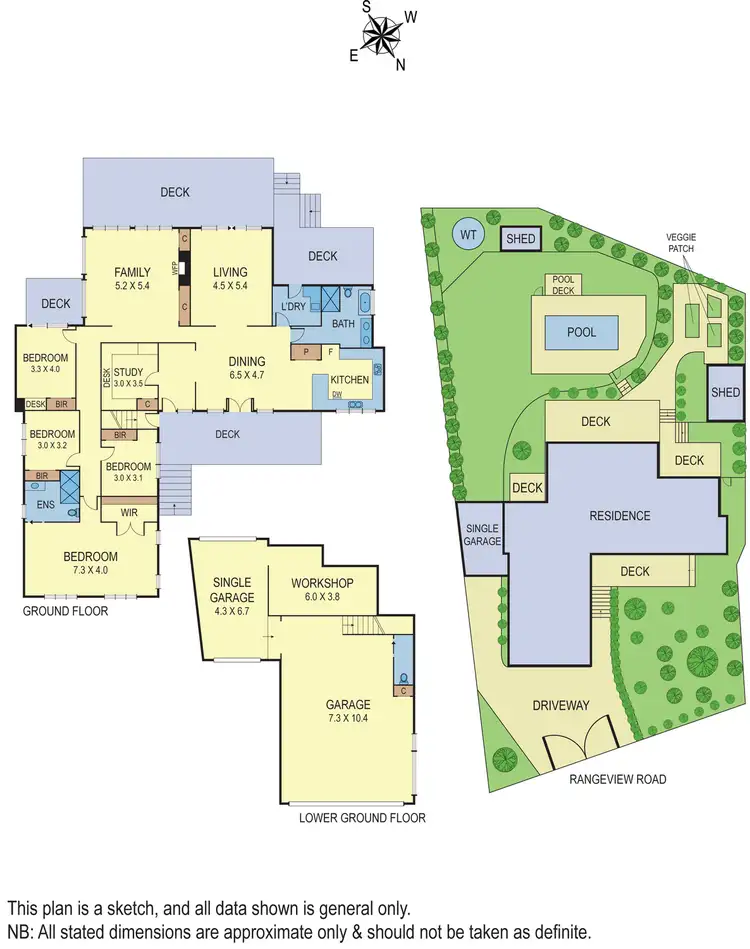 Floorplan of Homely house listing, 12 Rangeview Road, Mount Evelyn VIC 3796