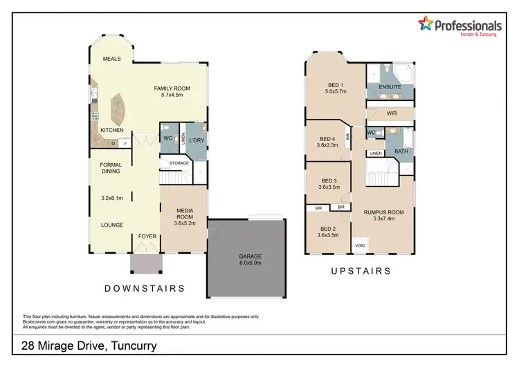 Floorplan of Homely house listing, 28 Mirage Drive, Tuncurry NSW 2428
