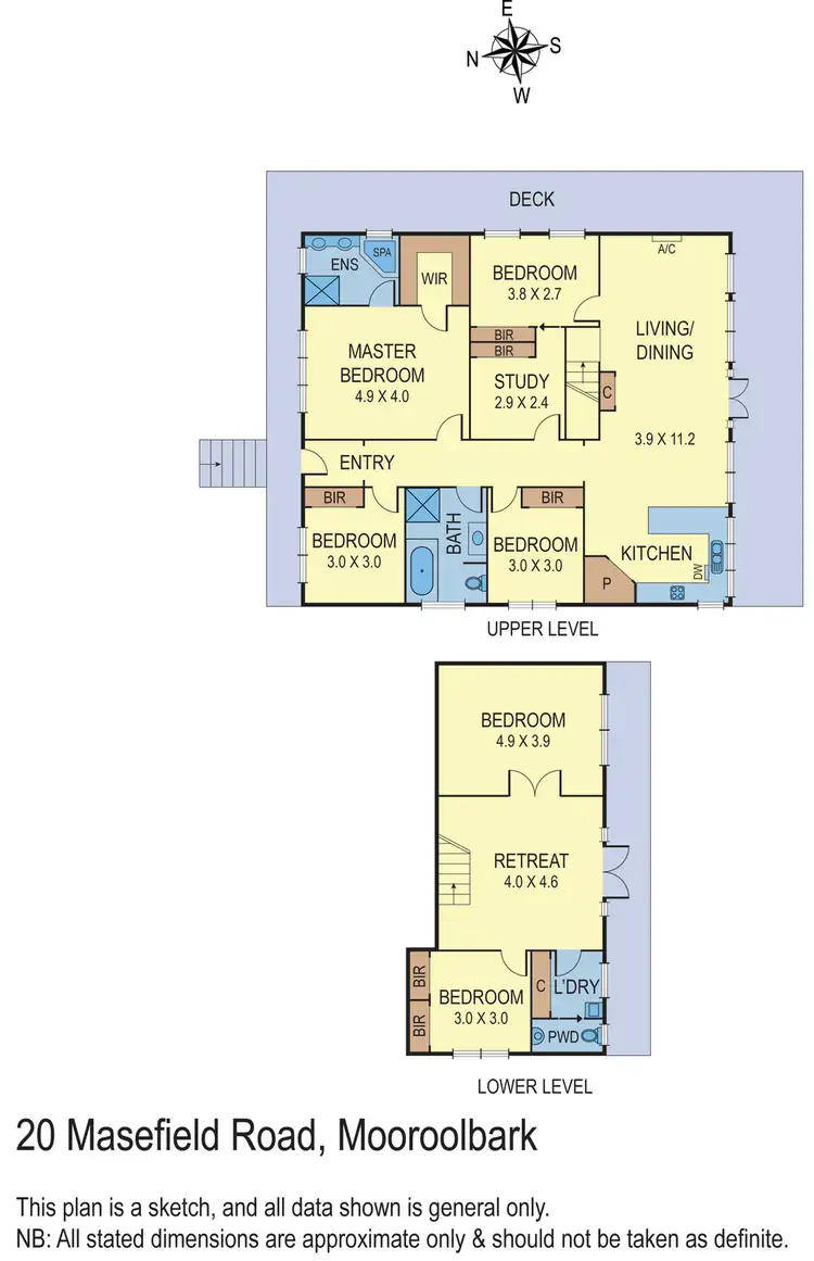 Floorplan of Homely house listing, 20 Masefield Avenue, Mooroolbark VIC 3138