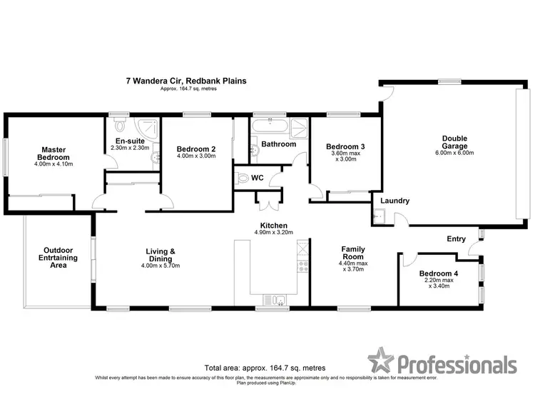Floorplan of Homely house listing, 7 Wandera Court, Redbank Plains QLD 4301