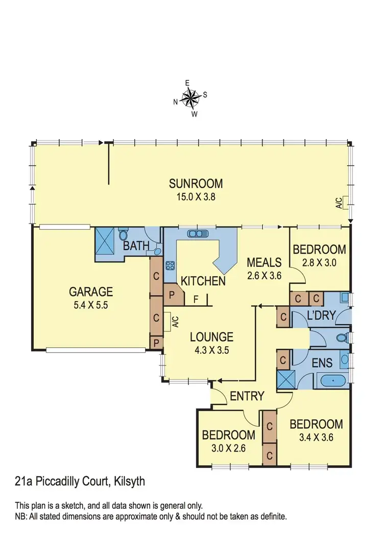 Floorplan of Homely house listing, 21a Piccadilly Court, Kilsyth VIC 3137