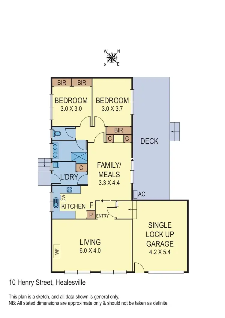 Floorplan of Homely house listing, 10 Henry Street, Healesville VIC 3777
