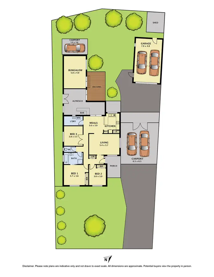 Floorplan of Homely house listing, 5 Goodrich Court, Craigieburn VIC 3064