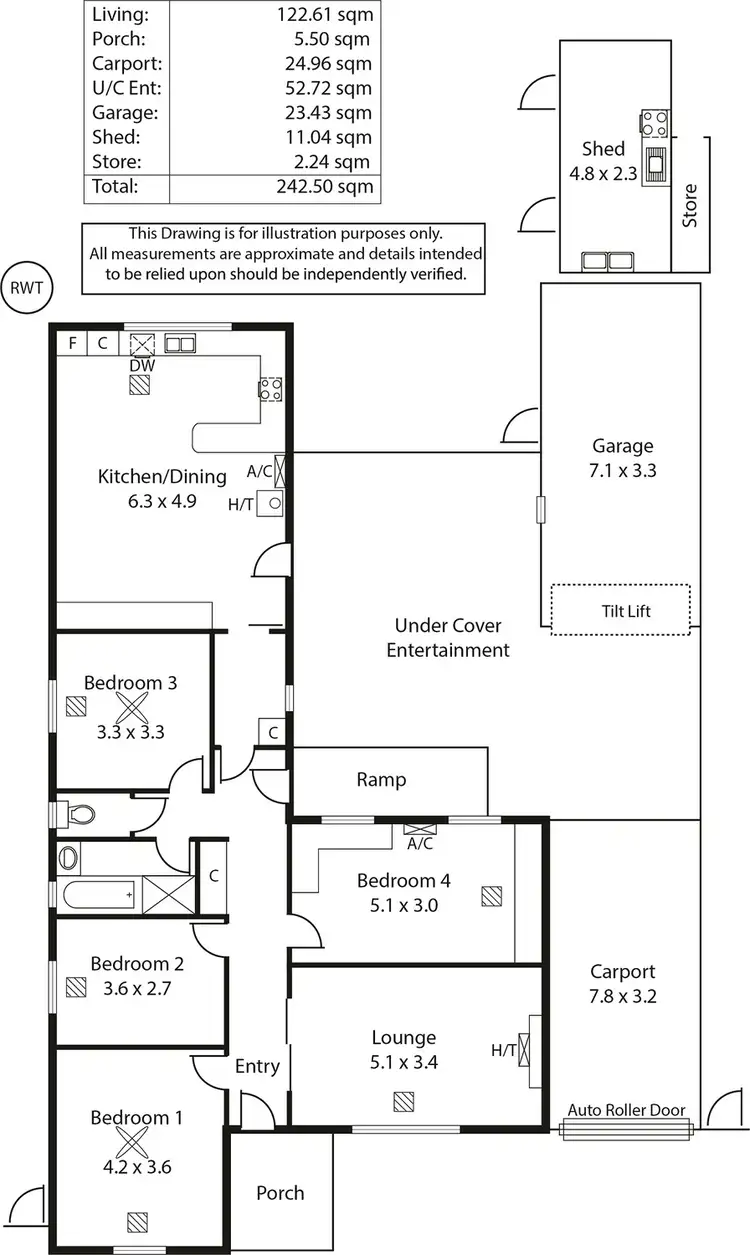Floorplan of Homely house listing, 106 O.G. Road, Klemzig SA 5087