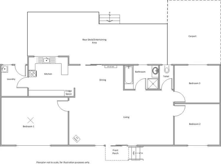 Floorplan of Homely house listing, 6 Murdoch Crescent, Point Turton SA 5575