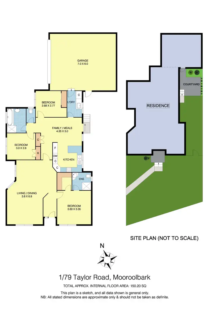 Floorplan of Homely unit listing, 1/79 Taylor Road, Mooroolbark VIC 3138