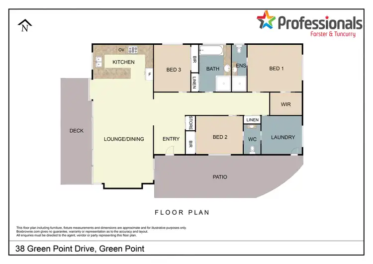 Floorplan of Homely house listing, 38 Green Point Drive, Green Point NSW 2428