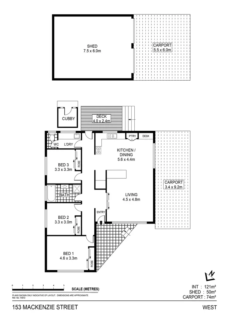Floorplan of Homely house listing, 153 Mackenzie West Street, Golden Square VIC 3555