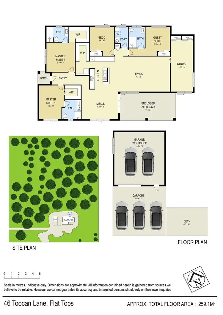 Floorplan of Homely rural property listing, 46 Toocan Lane, Dungog NSW 2420