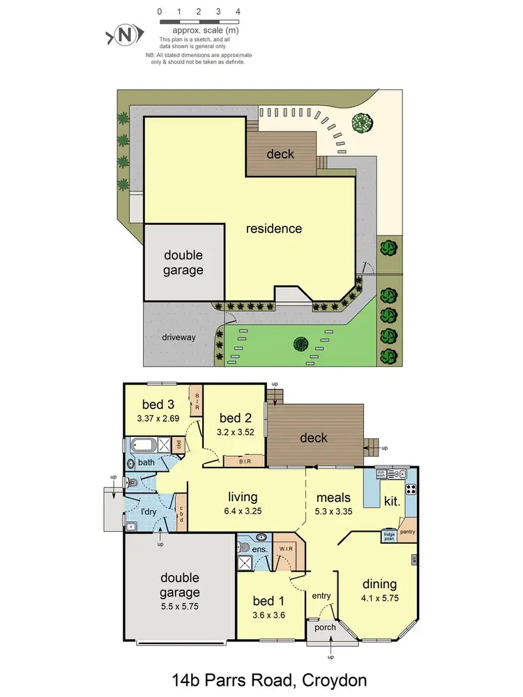 Floorplan of Homely house listing, 14B Parrs Road, Croydon VIC 3136