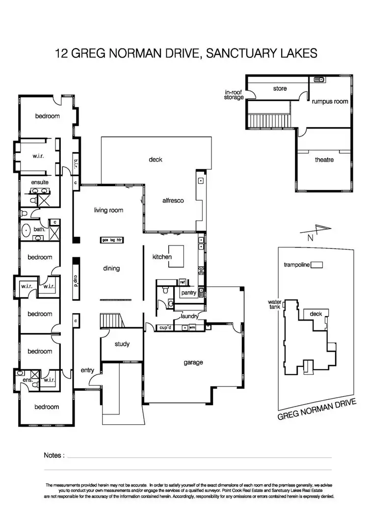 Floorplan of Homely house listing, 12 Greg Norman Drive, Sanctuary Lakes VIC 3030
