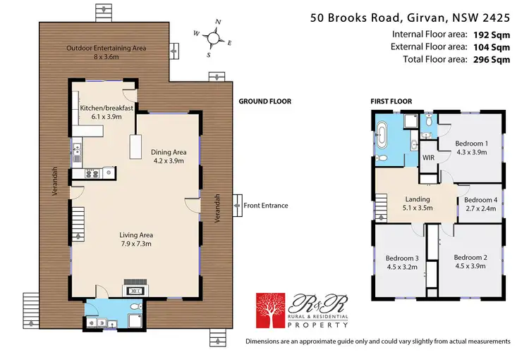 Floorplan of Homely rural property listing, Loxley Farm - 50 Brooks Road, Girvan NSW 2425