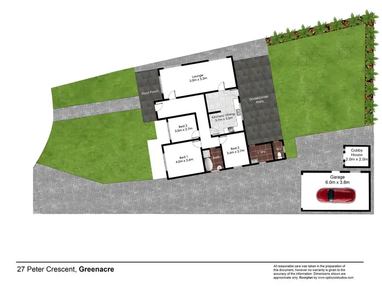 Floorplan of Homely house listing, 27 Peter Crescent, Greenacre NSW 2190