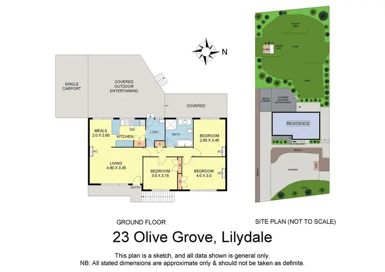 Floorplan of Homely house listing, 23 Olive Grove, Lilydale VIC 3140