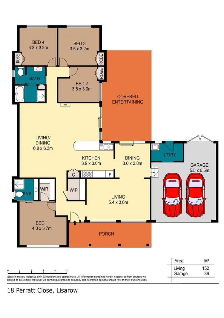 Floorplan of Homely house listing, 18 Perratt Close, Lisarow NSW 2250